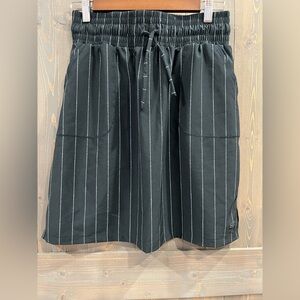 Women’s Albion Light Gray Skirt with Pinstripes